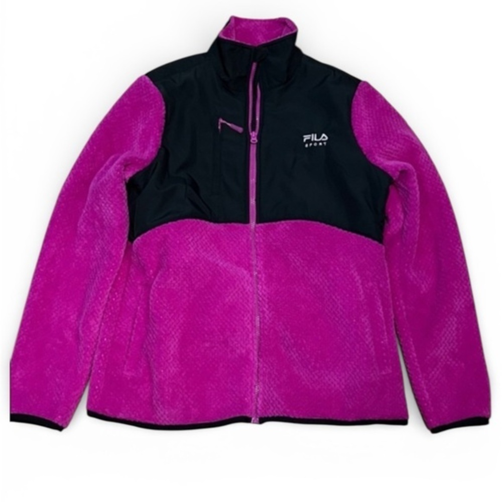 Fila Sport Vibrant Pink and Black Jacket